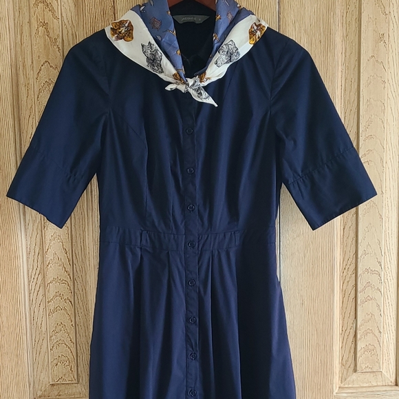 Navy 👗 dress Jacqui - E - Picture 2 of 6